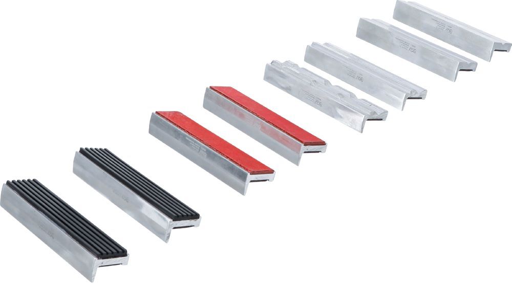 BGS Schraubstock Schutzbacken Satz Aluminium 125 mm 8 teilig BGS Schraubstock Schutzbacken Satz Aluminium 125 mm 8 teilig