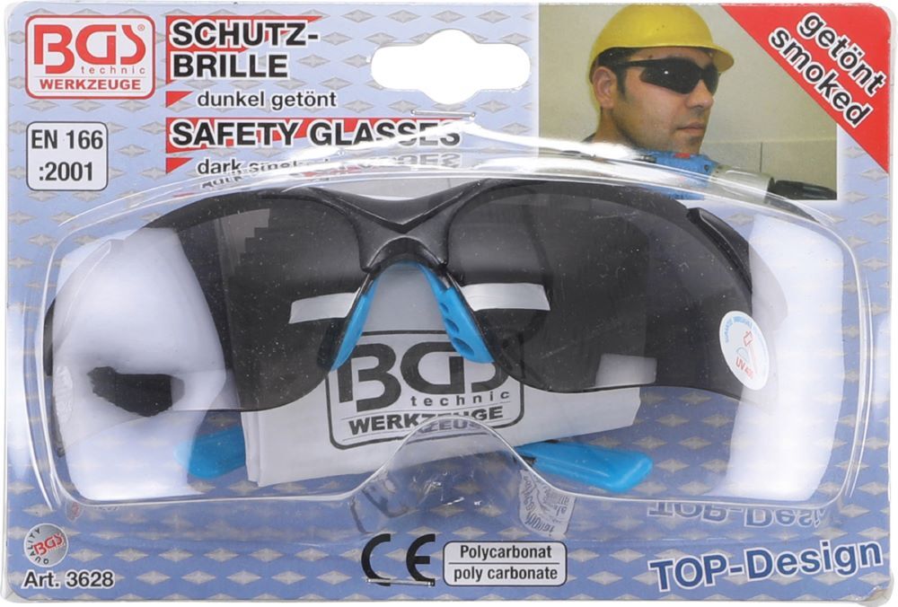 BGS Schutzbrille grau getönt Produktbild BGS Schutzbrille grau getönt bild 3