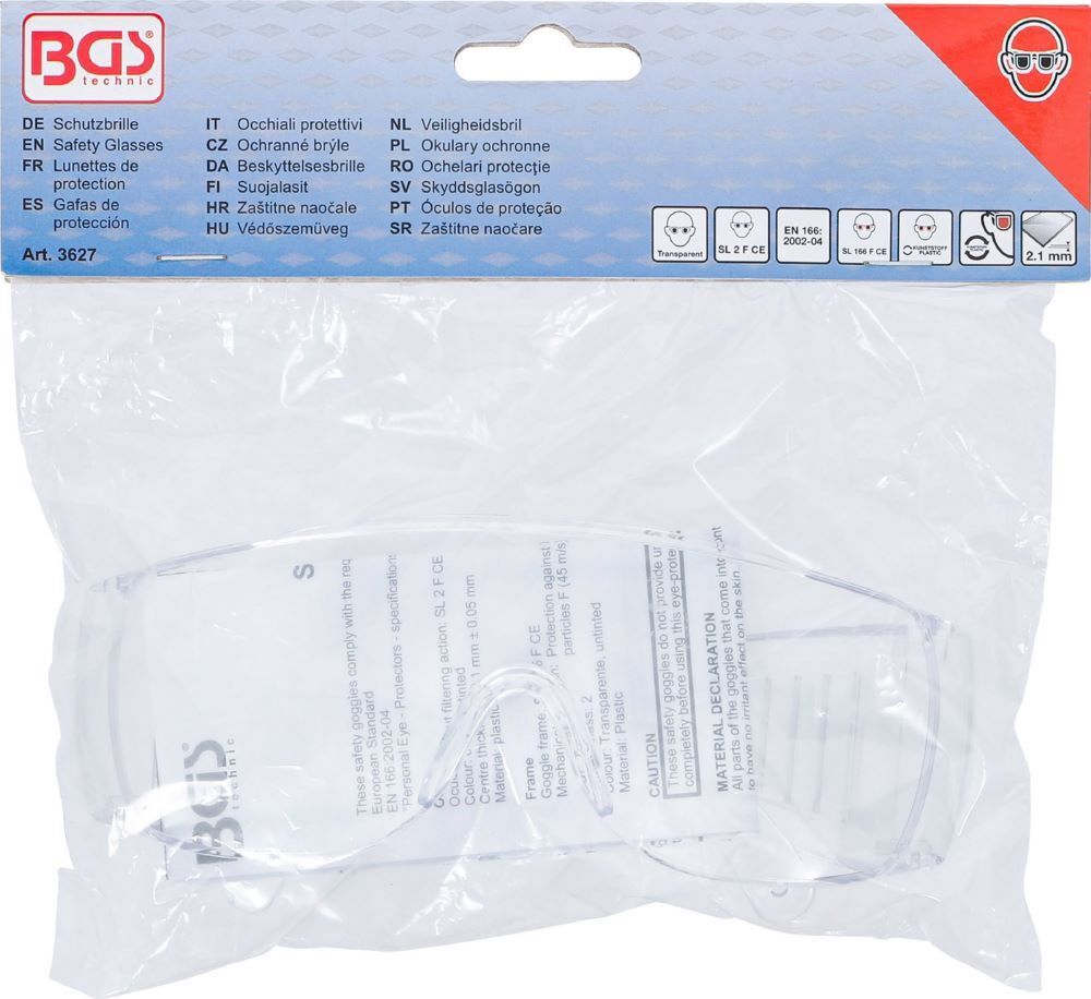 BGS Schutzbrille transparent ANSI Z 87 Produktbild BGS Schutzbrille transparent ANSI Z 87 bild 4