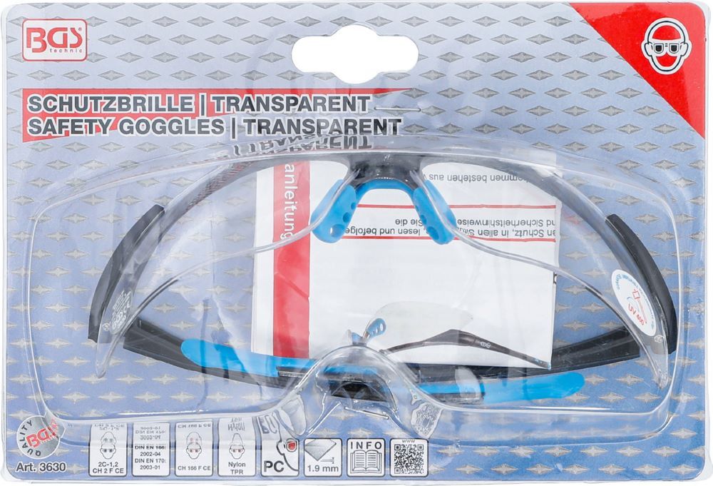 BGS Schutzbrille transparent Produktbild BGS Schutzbrille transparent bild 2