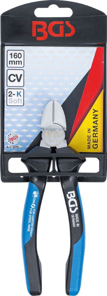 BGS Seitenschneider für harten Draht 160 mm Produktbild BGS Seitenschneider für harten Draht 160 mm bild 8