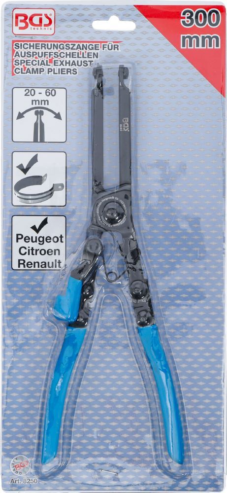 BGS Sicherungszange für Auspuffschellen 305 mm BGS Sicherungszange für Auspuffschellen 305 mm