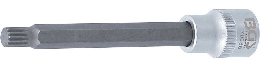 BGS Spezial Bit Einsatz Antrieb Innenvierkant 10 mm 3/8 Zoll Innenvielzahn XZN Produktbild BGS Spezial Bit Einsatz Antrieb Innenvierkant 10 mm 3/8 Zoll Innenvielzahn XZN