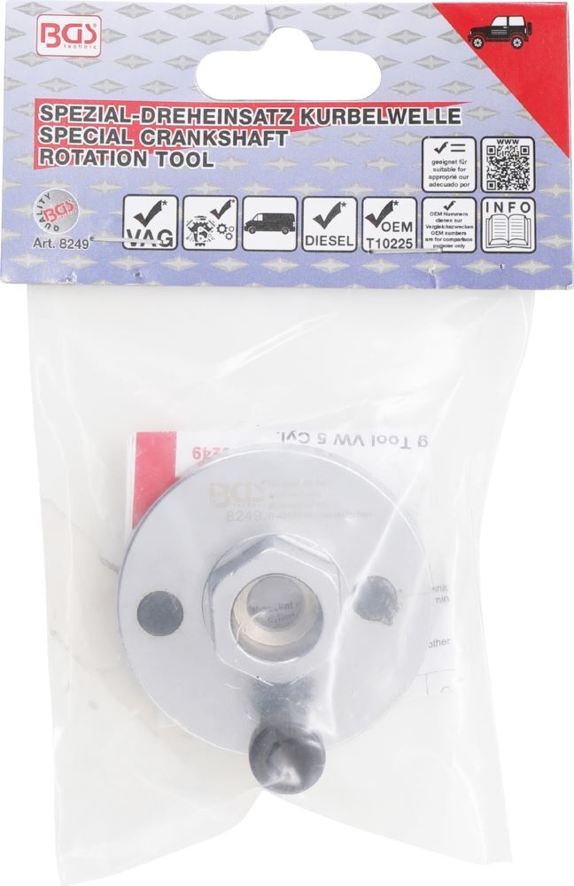 Produktbild BGS Spezial Einsatz zum Drehen der Kurbelwelle für VAG 5-Zylinder Motoren bild 4
