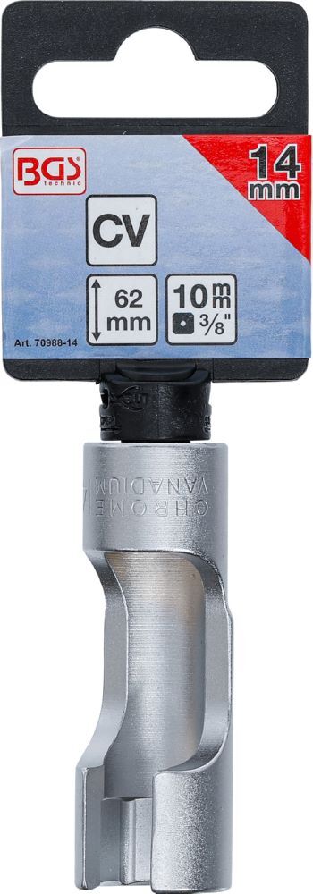 Produktbild Spezial Steckschlüssel Einsatz geschlitzt Innenvierkant 3/8 Zoll 14 mm bild 3