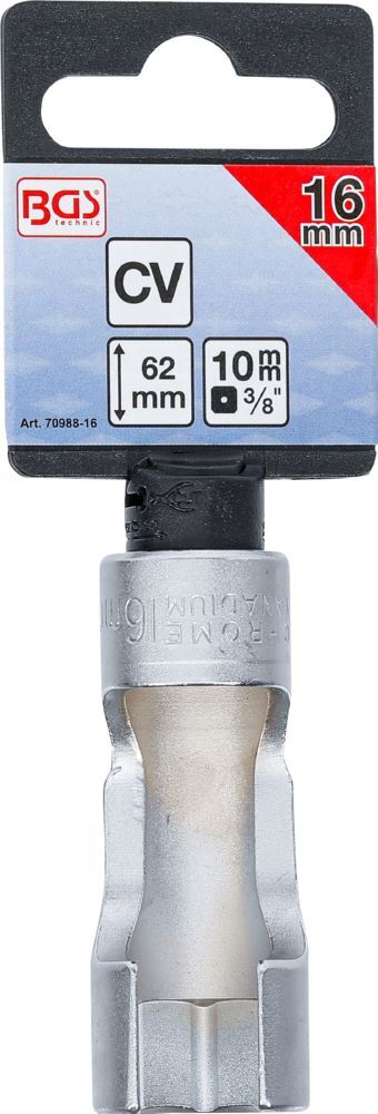 Produktbild Spezial Steckschlüssel Einsatz geschlitzt Innenvierkant 3/8 Zoll 16 mm bild 3