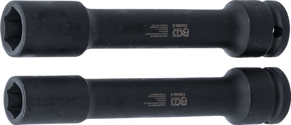 BGS Spezial Steckschlüssel Einsatz Satz für Ausgleichsgetriebeflansch-Mutter 15-18mm Produktbild BGS Spezial Steckschlüssel Einsatz Satz für Ausgleichsgetriebeflansch-Mutter 15-18mm