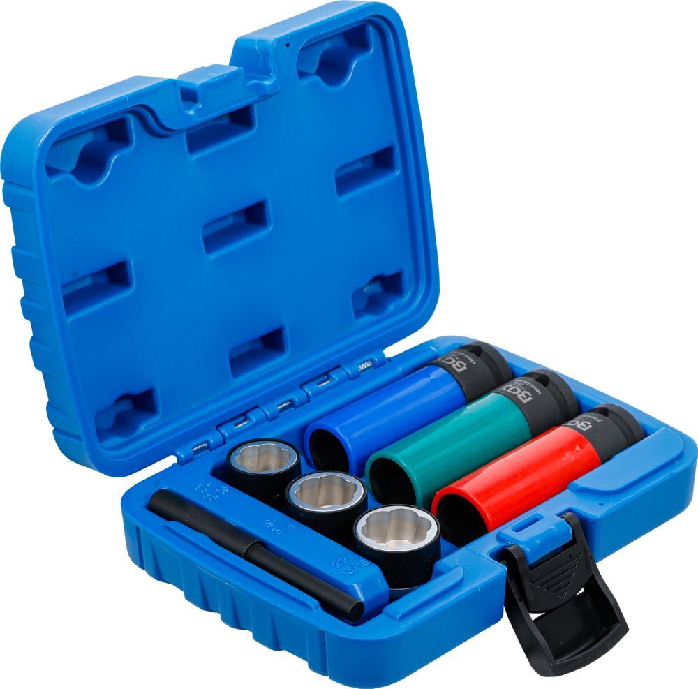 Produktbild Spiral Profil Steckschlüssel Einsatz Satz / Schraubenausdreher Satz 7 teilig bild 2