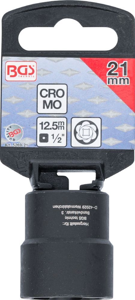 Produktbild Spiral Profil Steckschlüssel Einsatz / Schraubenausdreher 21 mm bild 3