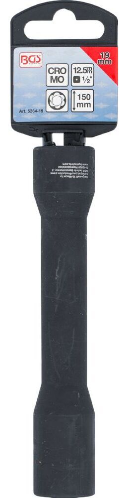 Produktbild Spiral Profil Steckschlüssel Einsatz / Schraubenausdreher tief 19 mm bild 4