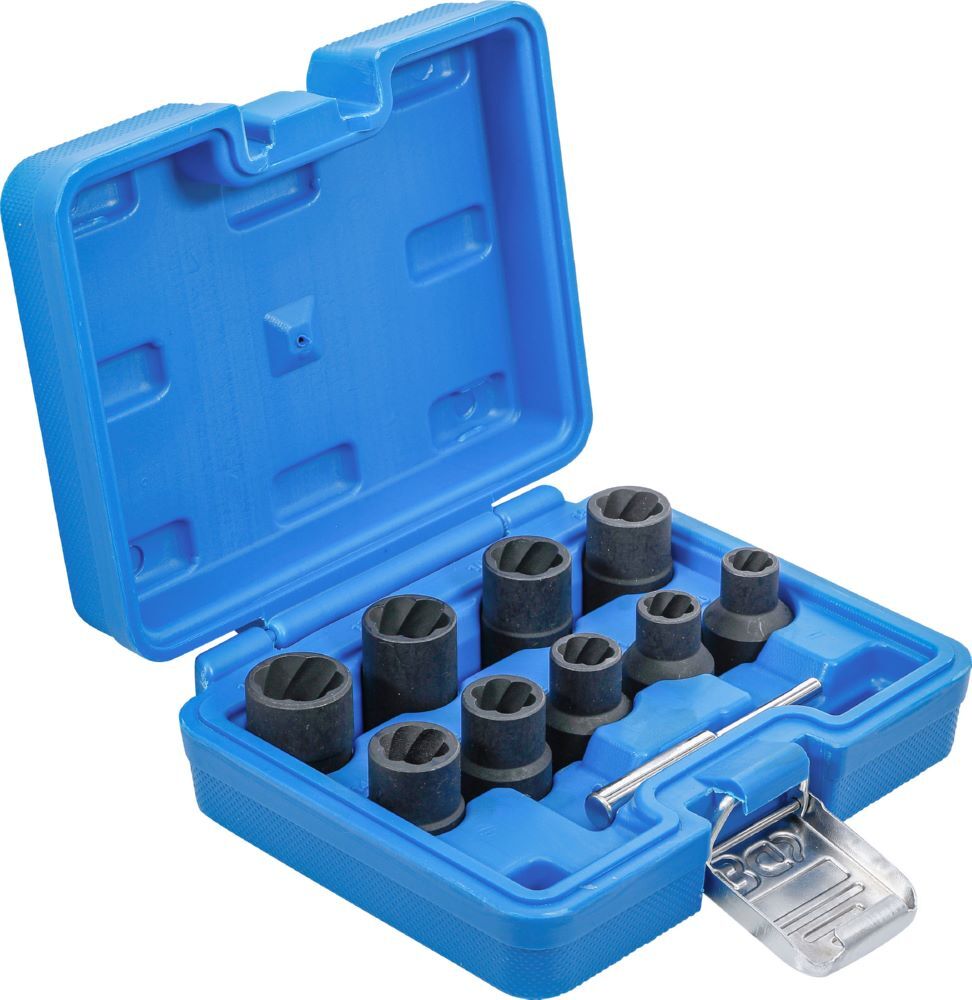 Produktbild Spiral Profil Steckschlüssel Satz / Schraubenausdreher 10-19 mm 10 teilig bild 2