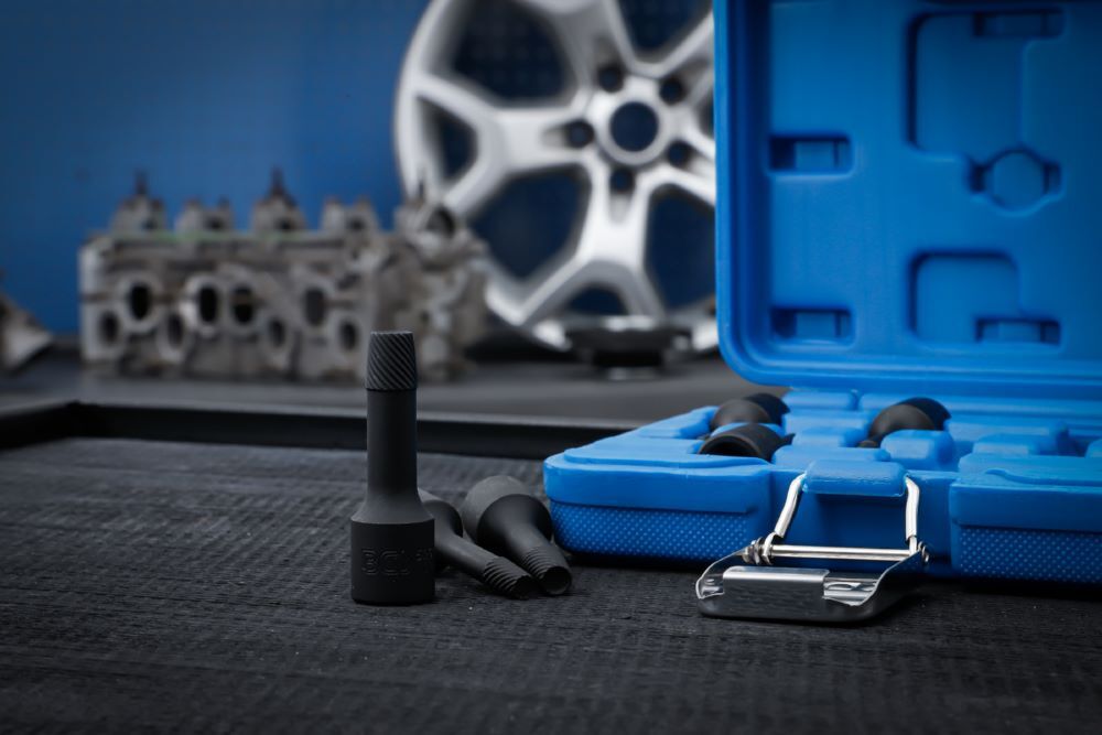 Produktbild Spiral Profil Steckschlüssel Satz / Schraubenausdreher 2-10 mm 6 teilig bild 2