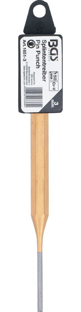 BGS Splintentreiber 150 mm Durchmesser 3 mm BGS Splintentreiber 150 mm Durchmesser 3 mm