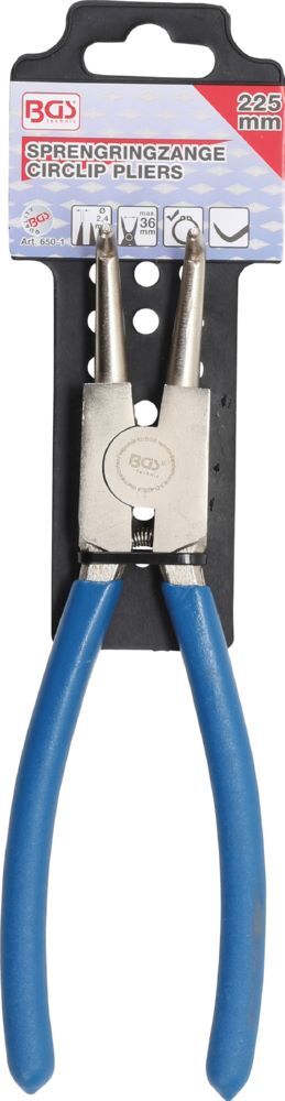 BGS Sprengringzange abgewinkelt für Außensprengringe 225 mm Produktbild BGS Sprengringzange abgewinkelt für Außensprengringe 225 mm bild 4