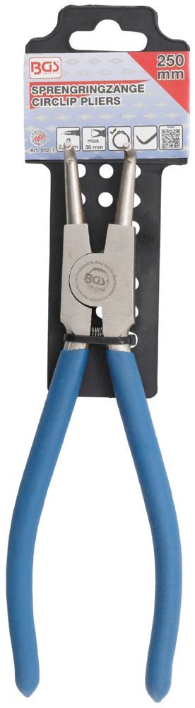 BGS Sprengringzange abgewinkelt für Außensprengringe 250 mm Produktbild BGS Sprengringzange abgewinkelt für Außensprengringe 250 mm bild 4