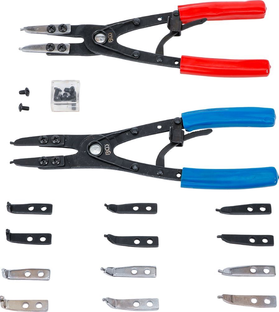 BGS Sprengringzangen Satz auswechselbare Spitzen 10 teilig Produktbild BGS Sprengringzangen Satz auswechselbare Spitzen 10 teilig bild 8