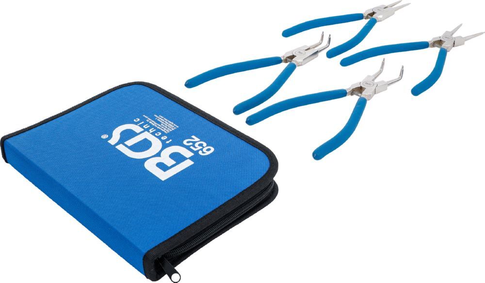 BGS Sprengringzangen Satz 250 mm 4 teilig Blau Produktbild BGS Sprengringzangen Satz 250 mm 4 teilig Blau bild 3