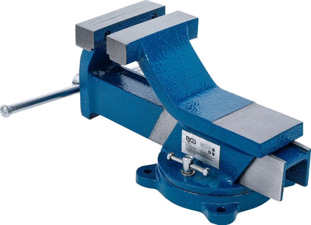BGS Stahl Schraubstock geschmiedet 100 mm Spannbacken Produktbild BGS Stahl Schraubstock geschmiedet 100 mm Spannbacken bild 2