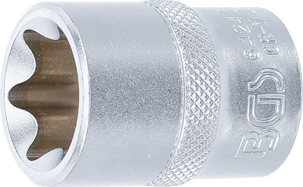 Produktbild BGS Steckschlüssel Einsatz E-Profil Antrieb Innenvierkant 1/2 Zoll E24