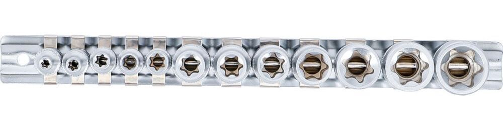 Produktbild Steckschlüssel Einsatz Satz E-Profil E4-E20 12 teilig bild 3