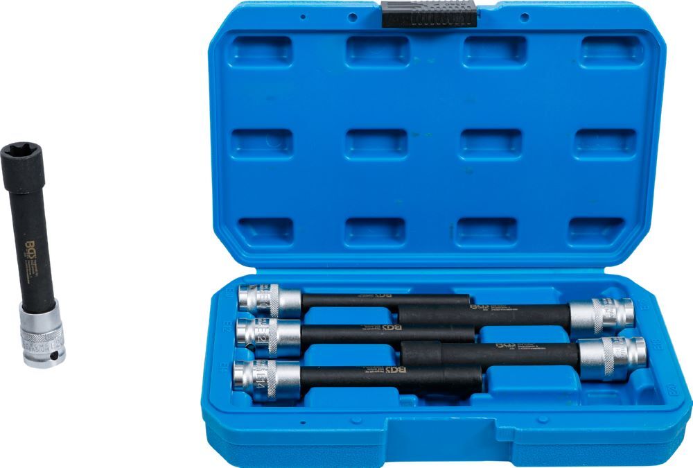 Produktbild BGS Steckschlüssel Einsatz Satz E-Profil extra lang E10-E20 6 teilig