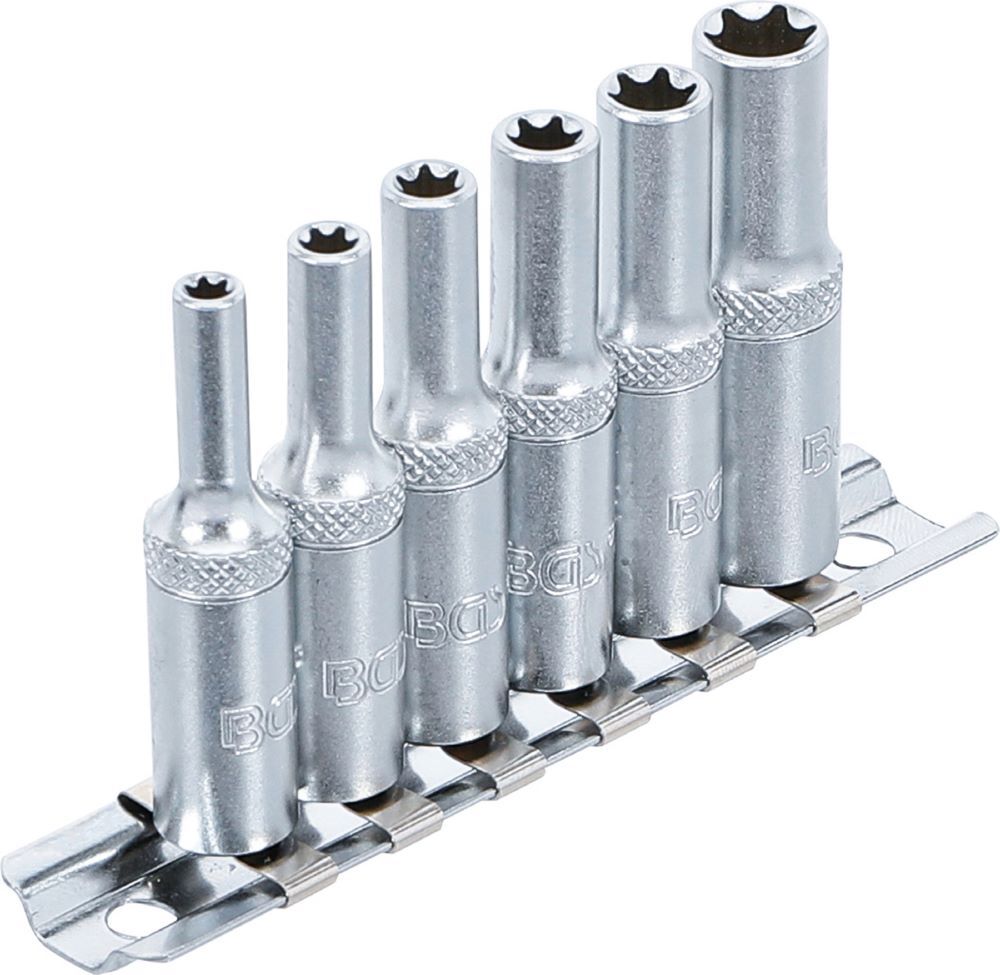 Produktbild Steckschlüssel Einsatz Satz E-Profil tief E4-E10 6 teilig bild 2