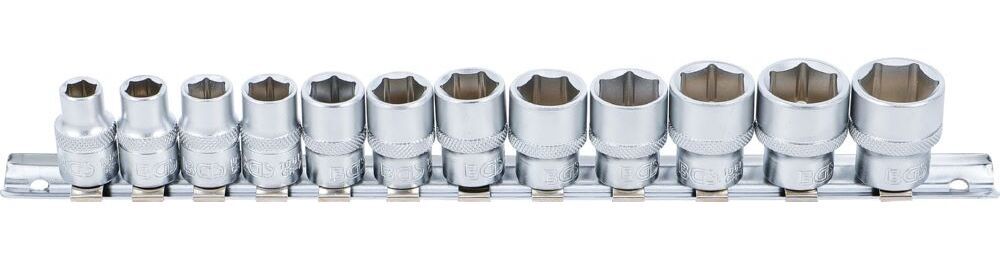 Produktbild BGS Steckschlüssel Einsatz Satz Sechskant Innenvierkant 3/8 Zoll 12 teilig