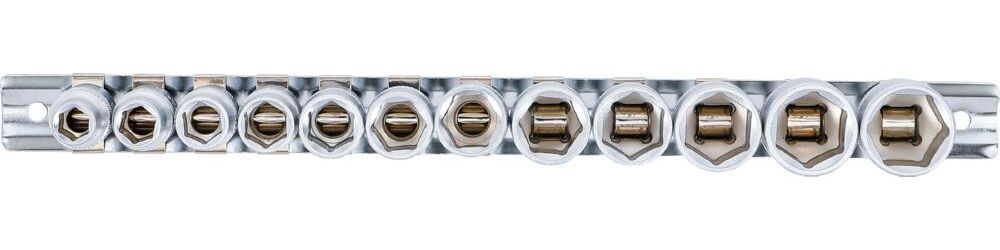 Produktbild Steckschlüssel Einsatz Satz Sechskant Innenvierkant 3/8 Zoll 12 teilig bild 3