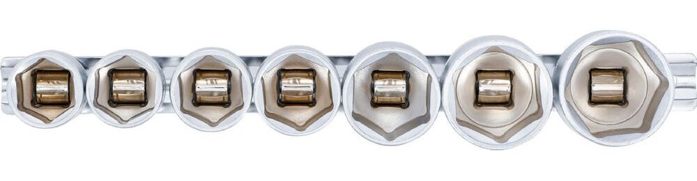 Produktbild Steckschlüssel Einsatz Satz Sechskant Antrieb Innenvierkant 1/2 Zoll 20-32 mm bild 3