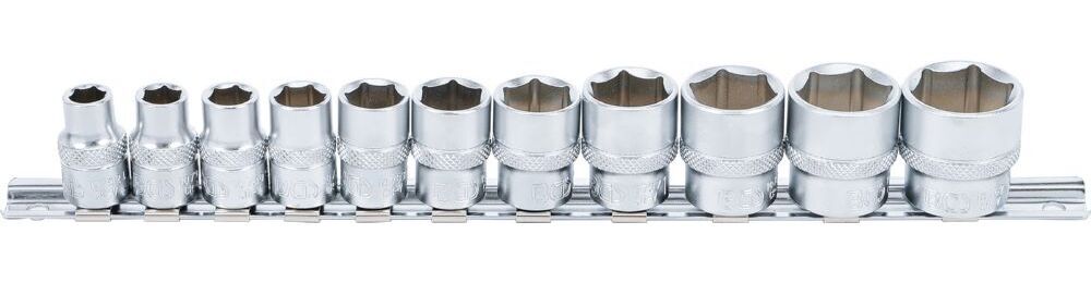 Produktbild BGS Steckschlüssel Einsatz Satz Sechskant Innenvierkant 3/8 Zoll 11 teilig