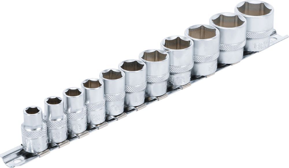 Produktbild Steckschlüssel Einsatz Satz Sechskant Innenvierkant 3/8 Zoll 11 teilig bild 2