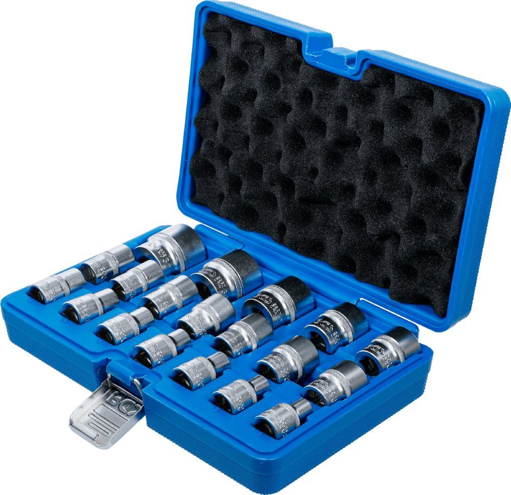 Produktbild Steckschlüssel Einsatz Satz Sechskant Innenvierkant 1/2 Zoll 8-32 mm bild 3