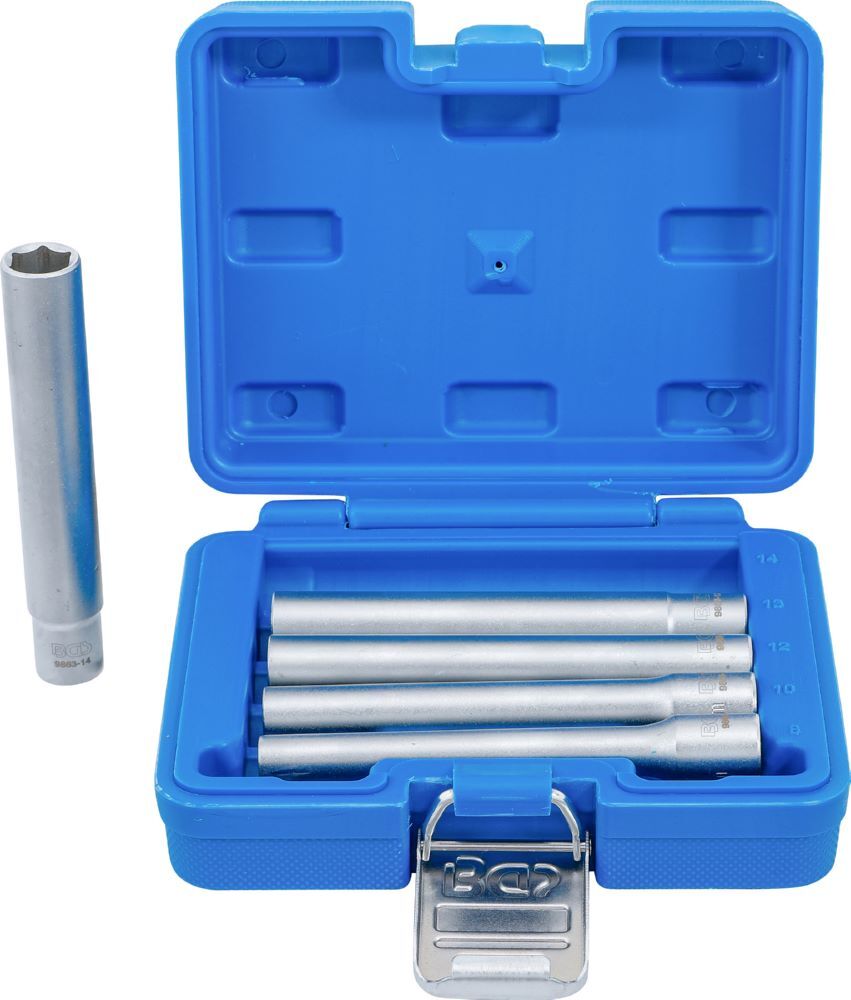 Produktbild BGS Steckschlüssel Einsatz Satz Sechskant extra tief Innenvierkant 3/8 Zoll 5 teilig