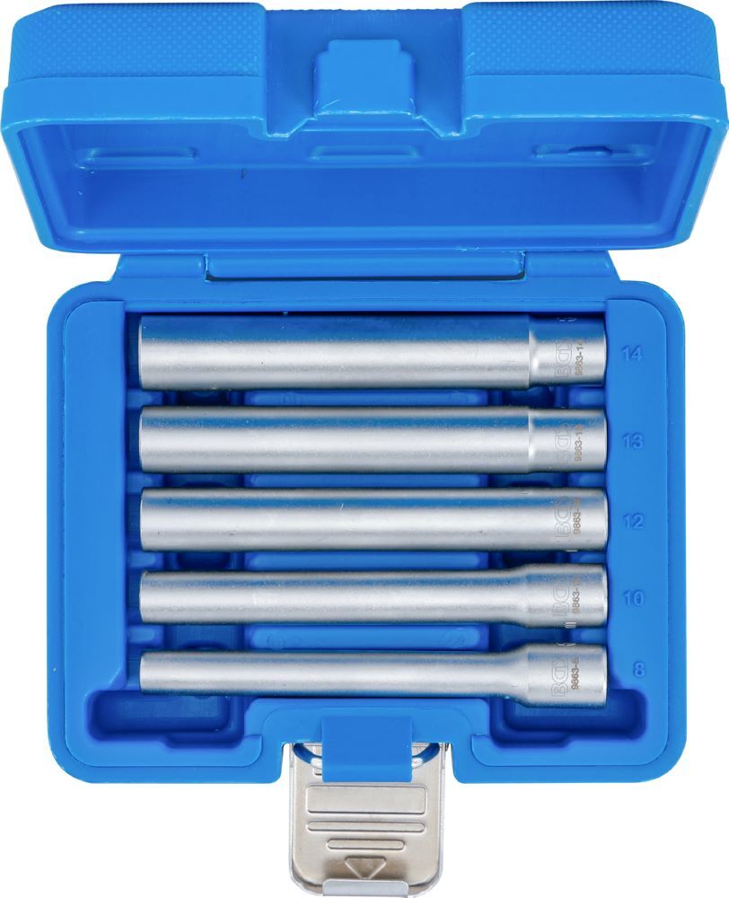 Produktbild Steckschlüssel Einsatz Satz Sechskant extra tief Innenvierkant 3/8 Zoll 5 teilig bild 4