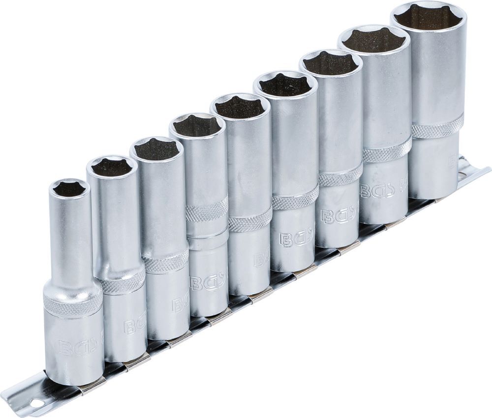 Produktbild Steckschlüssel Einsatz Satz Sechskant tief Innenvierkant 1/2 Zoll 10-24 mm bild 2