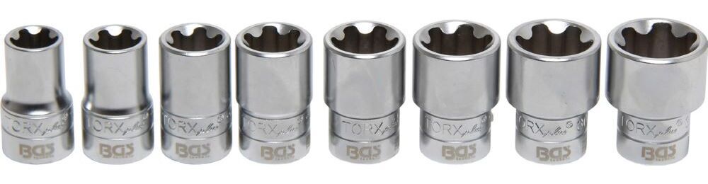 Produktbild Steckschlüssel Einsatz Satz T-Profil Plus Innenvierkant 1/2 Zoll 8 teilig bild 2
