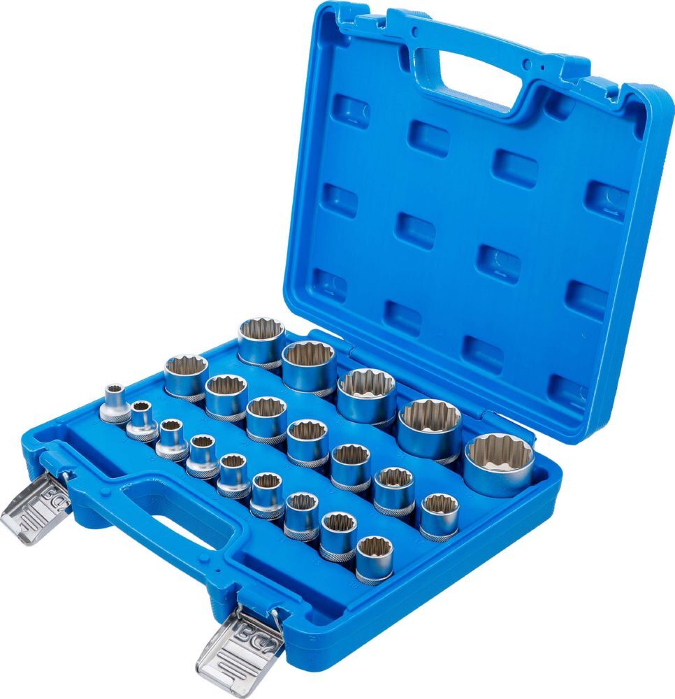 Produktbild Steckschlüssel Einsatz Satz Zwölfkant Innenvierkant 1/2 Zoll 8-36 mm bild 3