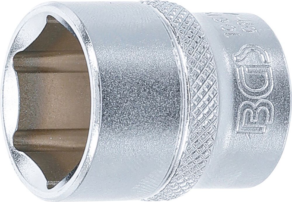 BGS Steckschlüssel Einsatz 19 mm Sechskant Antrieb Innenvierkant 10 mm 3/8 Zoll Produktbild BGS Steckschlüssel Einsatz 19 mm Sechskant Antrieb Innenvierkant 10 mm 3/8 Zoll