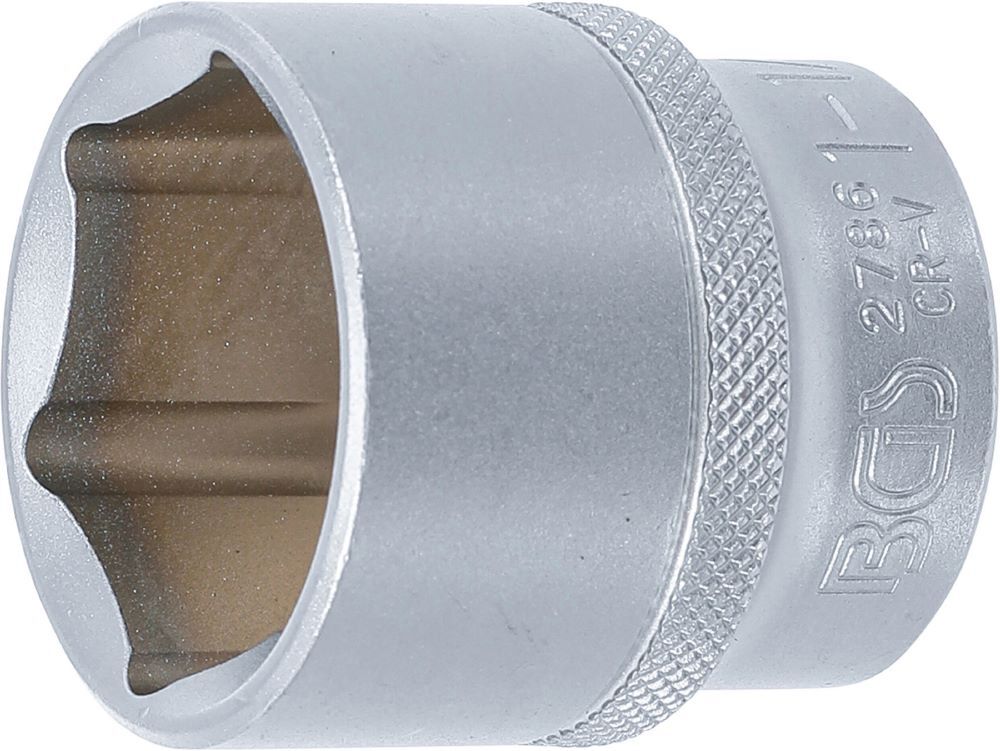 Produktbild BGS Steckschlüssel Einsatz 1.1/4 Zoll Sechskant Antrieb Innenvierkant 1/2 Zoll