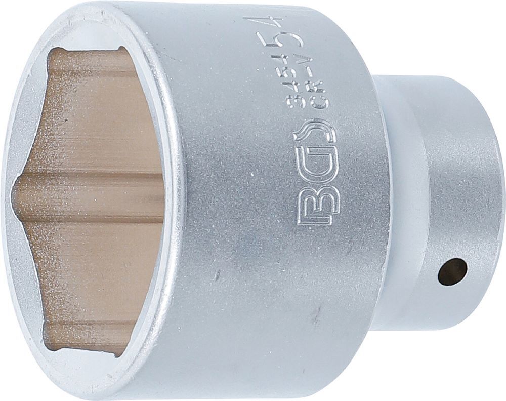 Produktbild BGS Steckschlüssel Einsatz Sechskant Antrieb Innenvierkant 3/4 Zoll 54 mm
