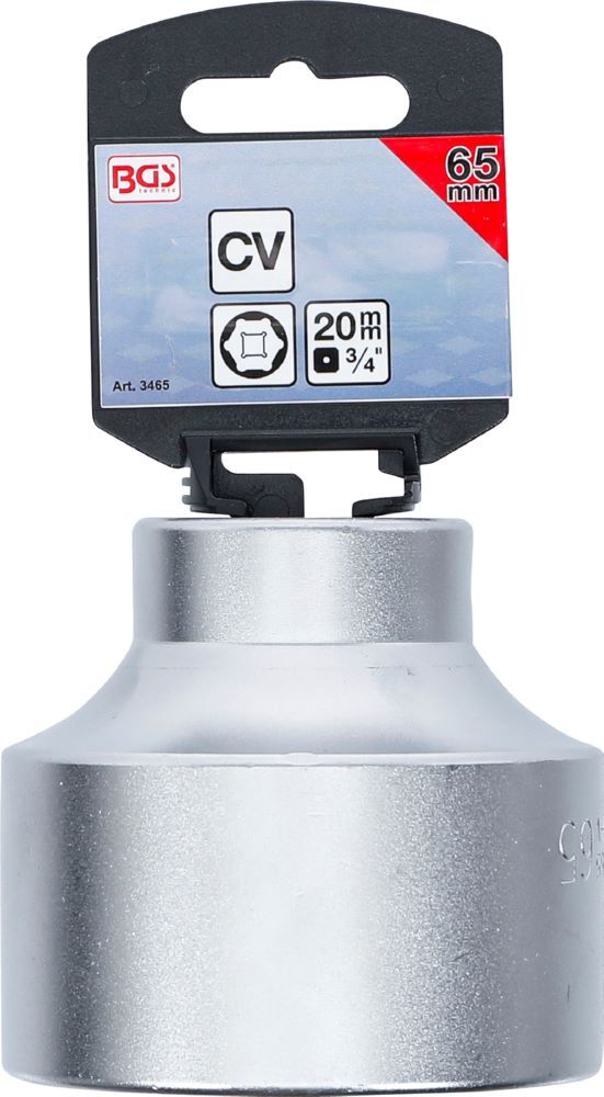 Produktbild Steckschlüssel Einsatz Sechskant Antrieb Innenvierkant 3/4 Zoll 65 mm bild 4