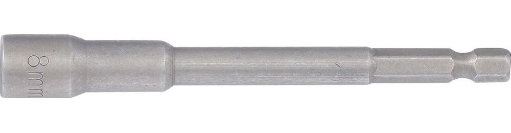 Produktbild Steckschlüssel Einsatz Sechskant extra lang für Bohrmaschinen 8 mm bild 2