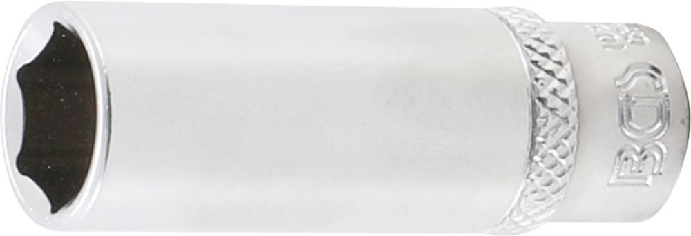 BGS Steckschlüssel Einsatz 12 mm Sechskant tief Antrieb Innenvierkant 6,3 mm Produktbild BGS Steckschlüssel Einsatz 12 mm Sechskant tief Antrieb Innenvierkant 6,3 mm