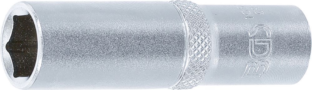 BGS Steckschlüssel Einsatz 12 mm Sechskant tief Antrieb Innenvierkant 10 mm Produktbild BGS Steckschlüssel Einsatz 12 mm Sechskant tief Antrieb Innenvierkant 10 mm
