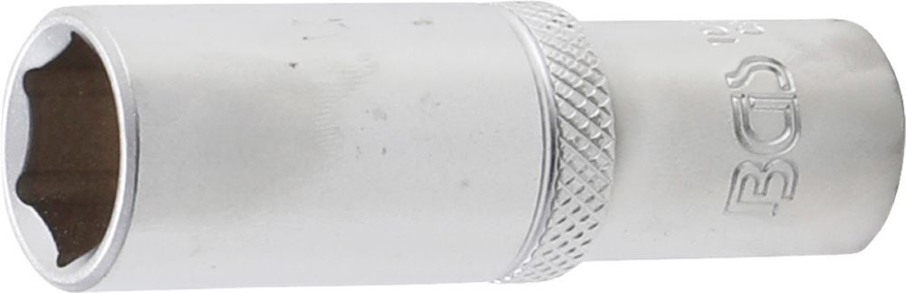 BGS Steckschlüssel Einsatz 14 mm Sechskant tief Antrieb Innenvierkant 10 mm Produktbild BGS Steckschlüssel Einsatz 14 mm Sechskant tief Antrieb Innenvierkant 10 mm