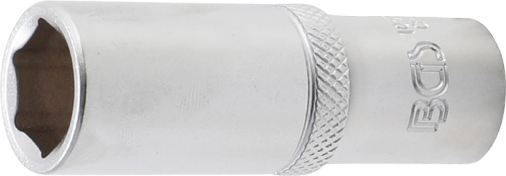 BGS Steckschlüssel Einsatz 15 mm Sechskant tief Antrieb Innenvierkant 10 mm Produktbild BGS Steckschlüssel Einsatz 15 mm Sechskant tief Antrieb Innenvierkant 10 mm