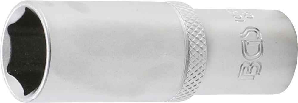 BGS Steckschlüssel Einsatz 16 mm Sechskant tief Antrieb Innenvierkant 10 mm Produktbild BGS Steckschlüssel Einsatz 16 mm Sechskant tief Antrieb Innenvierkant 10 mm
