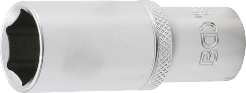BGS Steckschlüssel Einsatz 17 mm Sechskant tief Antrieb Innenvierkant 10 mm Produktbild BGS Steckschlüssel Einsatz 17 mm Sechskant tief Antrieb Innenvierkant 10 mm