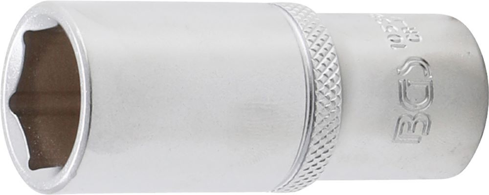 BGS Steckschlüssel Einsatz 18 mm Sechskant tief Antrieb Innenvierkant 10 mm Produktbild BGS Steckschlüssel Einsatz 18 mm Sechskant tief Antrieb Innenvierkant 10 mm