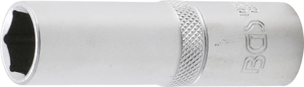 BGS Steckschlüssel Einsatz 15 mm Sechskant tief Antrieb Innenvierkant 12,5 mm Produktbild BGS Steckschlüssel Einsatz 15 mm Sechskant tief Antrieb Innenvierkant 12,5 mm